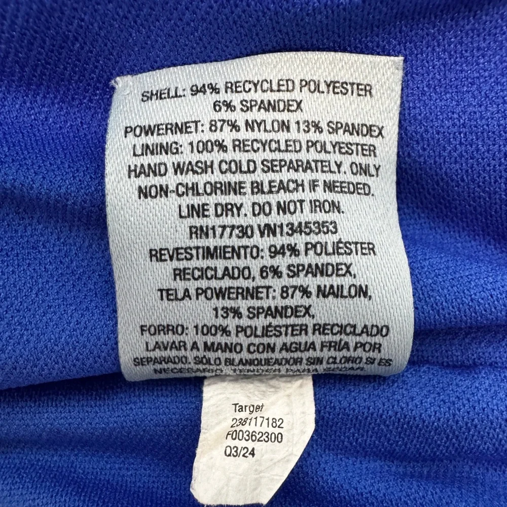 Shade & Shore Royal Blue Textured Swimsuit Size 18 EUC Summer Beach Swimwear